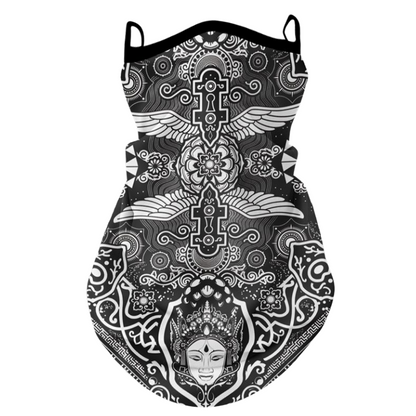 Motorcycle riding sun-protection face mask headscarf with ear loops by My Store