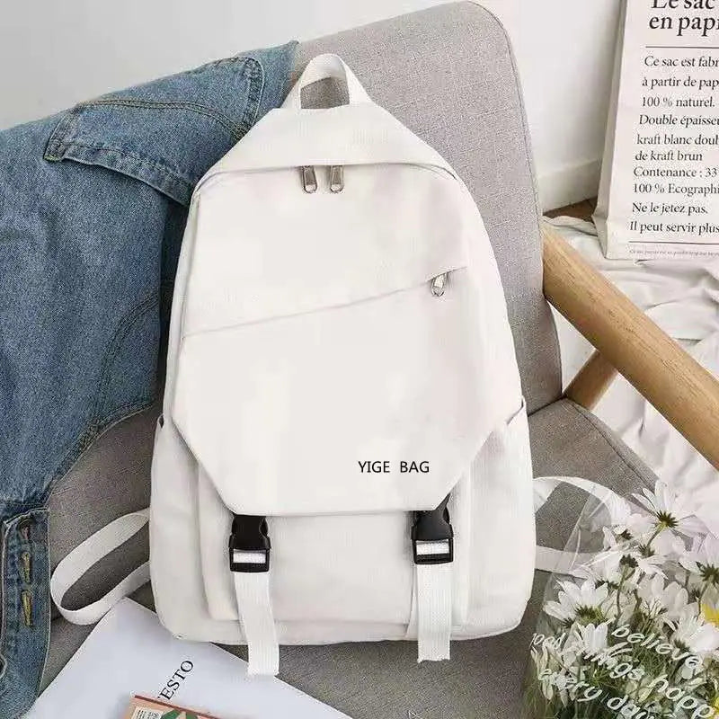 Trendy Japanese Canvas Backpack for Outdoor Use