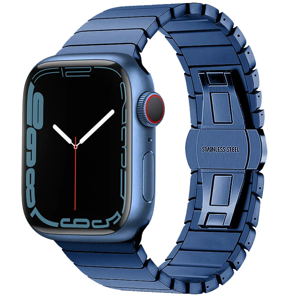 Stainless Steel Watch Band for Apple Watch S8 with Clasp