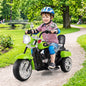 3-wheel electric ride-on toy motorcycle for toddlers, 6V battery-powered, designed for children aged 3 and up.
