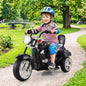 Three-wheel electric ride-on toy motorcycle for toddlers by GBruno Store, featuring a 6V motor, colorful design, and toddler-friendly controls.