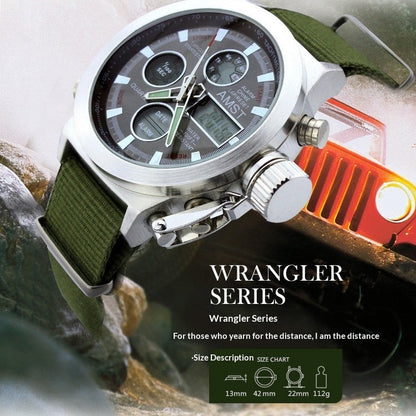 Retro minimalist business casual sports men's electronic watch in black, My Store brand