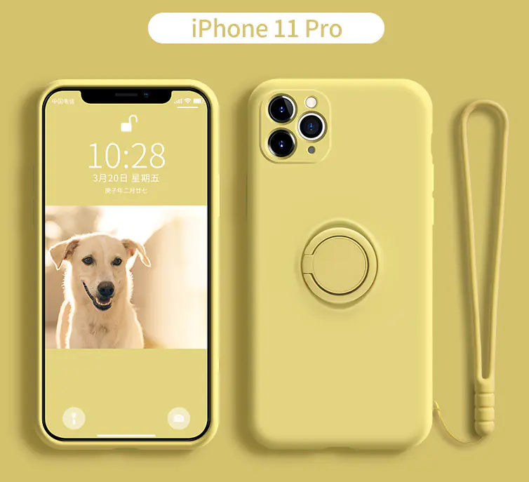iPhone 11 Pro Liquid Silicone Case with Lens Cover