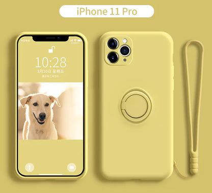 iPhone 11 Pro Liquid Silicone Case with Lens Cover
