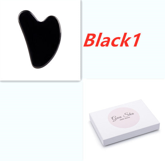 Jade scraping tablets massager tool with smooth green jade surface