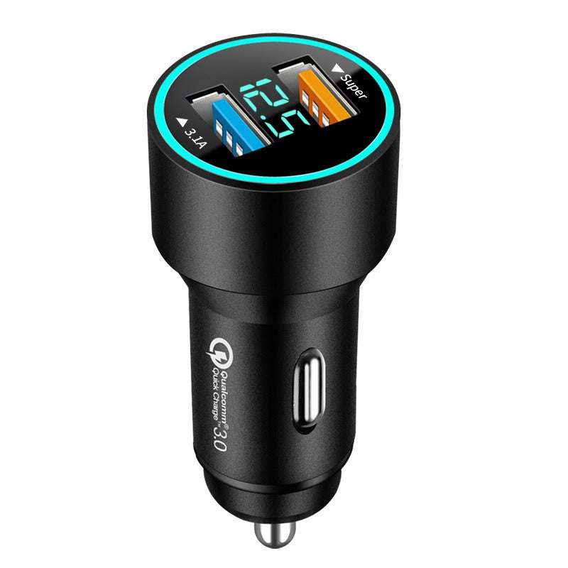 66W QC30 Digital Car Charger