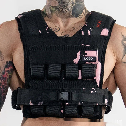 Adjustable tactical training weight vest for outdoor running and home gym fitness equipment, My Store brand