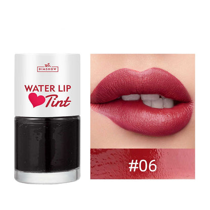 Women's non-fading lip stain by My Store, shown in a cosmetic tube and applicator bottle