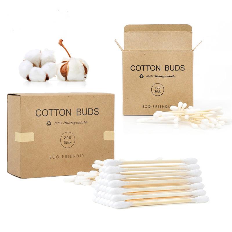 200 Eco-Friendly Bamboo Cotton Buds