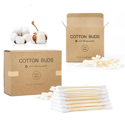 200 Eco-Friendly Bamboo Cotton Buds