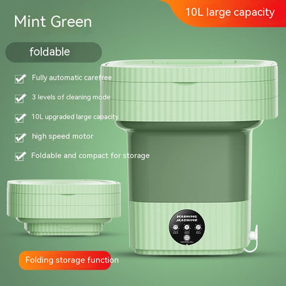 Plastic folding automatic washing machine for underwear, socks, baby clothes, pet clothes, and dormitory use