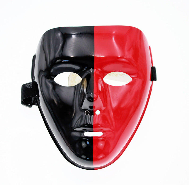 Men's and women's Halloween mask with spooky design for costume parties