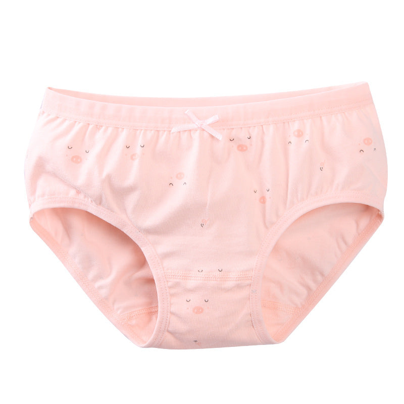Children's women's triangle cotton boxer underwear in a simple design