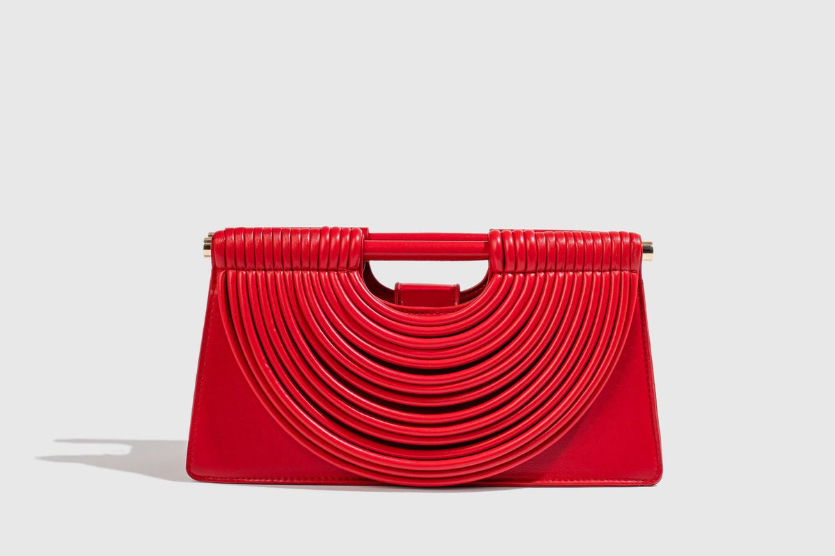 Handcrafted knotted woven noodle-shaped tote bag by My Store