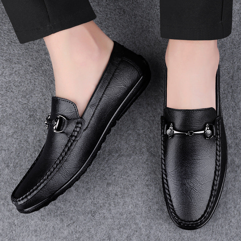 Soft-soled lightweight breathable slip-on loafers by My Store