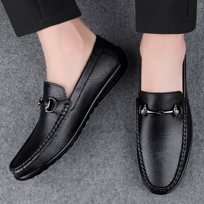 Soft-soled lightweight breathable slip-on loafers by My Store