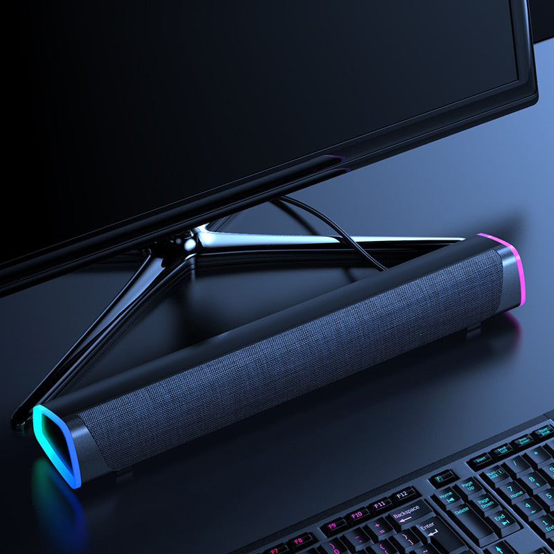 Multimedia computer portable mini speaker by My Store, compact design with visible audio controls