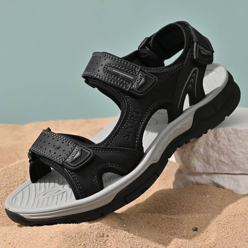 Lightweight outdoor beach open-toe sandals for men in a casual, durable design