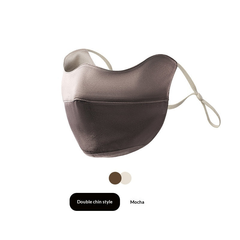 Silk sun-protective UV-blocking breathable face mask by My Store