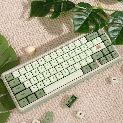124 Key Matcha Themed PBT Sublimation Keycap