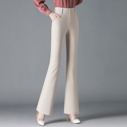 Women's casual high-waisted bootcut pants in a flattering everyday style