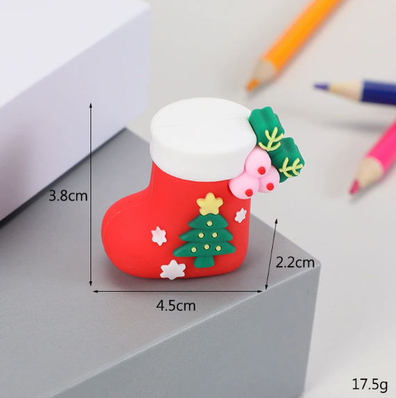 Christmas socks PVC sharpener, 1 piece, Type 4, by My Store