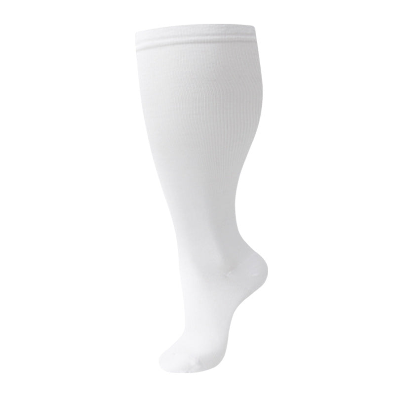 Plus-size nylon compression nurse socks for men and women by My Store
