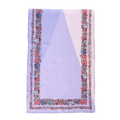 Floral elegant versatile women's fashion outer shawl with a stylish patterned design