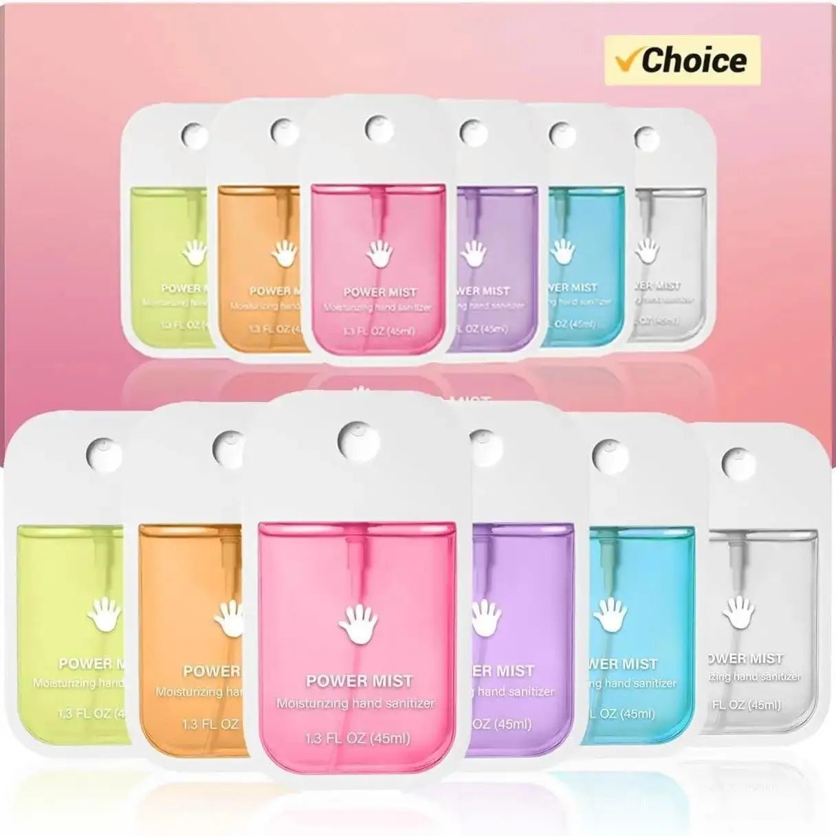 7 Flavors Power Mist Hand Sanitizer, Portable Hand Sanitizer Spray, Power Mist Hydrating Hand Sanitizer Spray for Adults - BACKUPMYFILESNOW