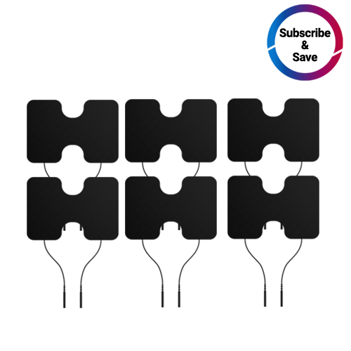 iReliev Wired Super Pads Refill Kit with multiple adhesive pads designed for pain relief and therapy treatments.
