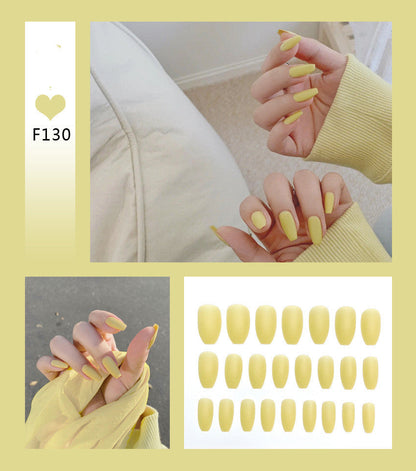 Ballet-themed Nail Art Scrub fake nails by My Store in a decorative manicure design