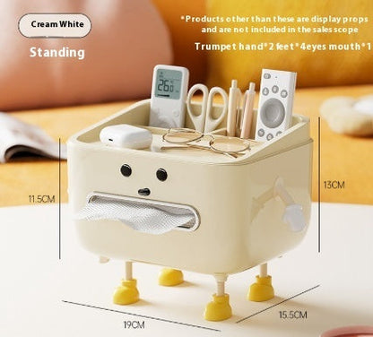 Multi-functional coffee table storage and paper box decoration in a compact decorative design