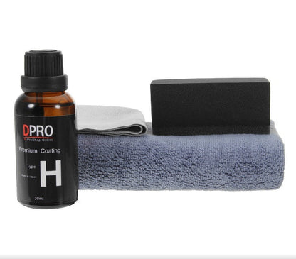Super hydrophobic 9H liquid glass crystal ceramic coating for car paint bottle