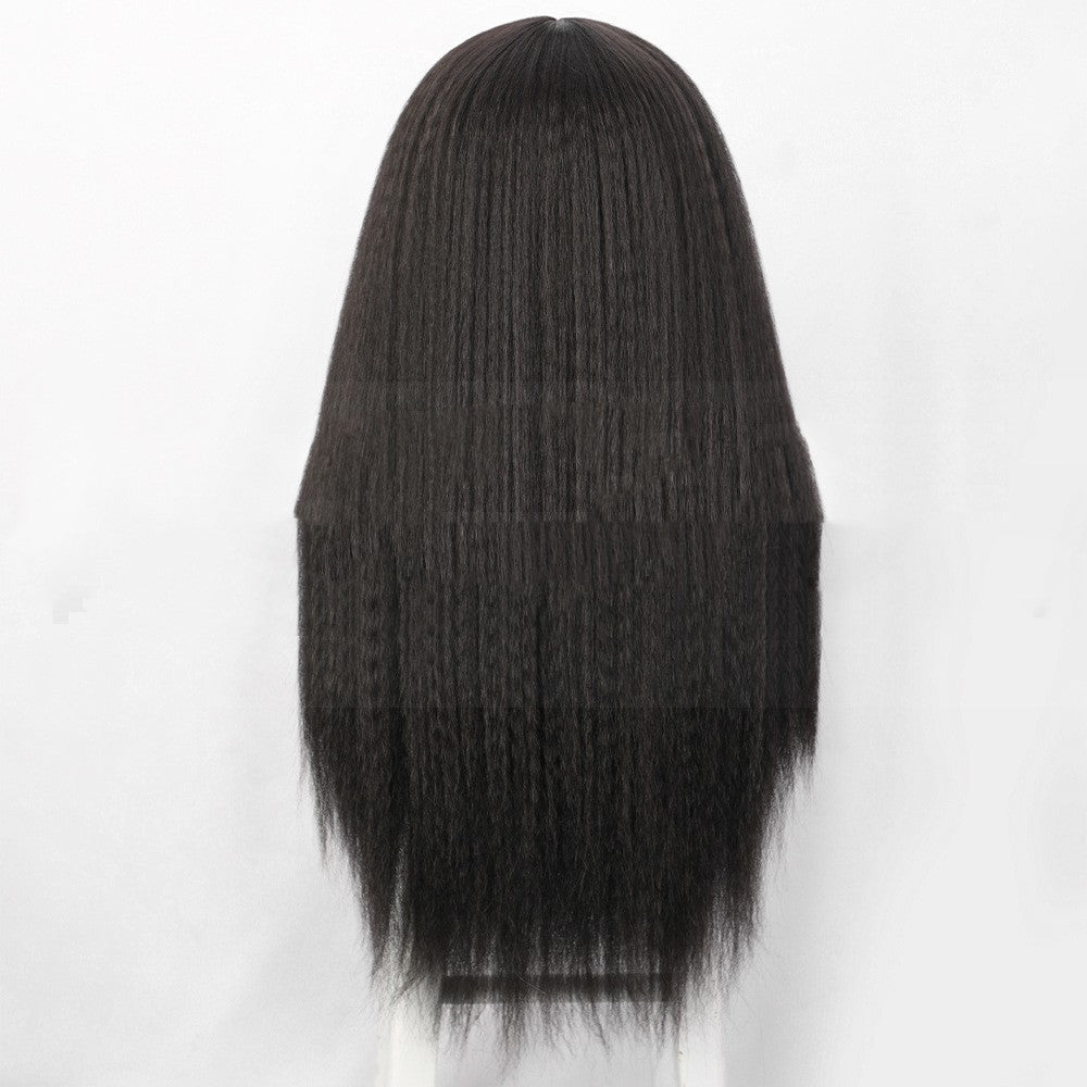 European and American women's lace front wig