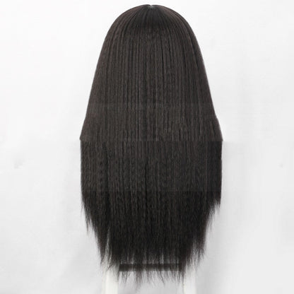 European and American women's lace front wig