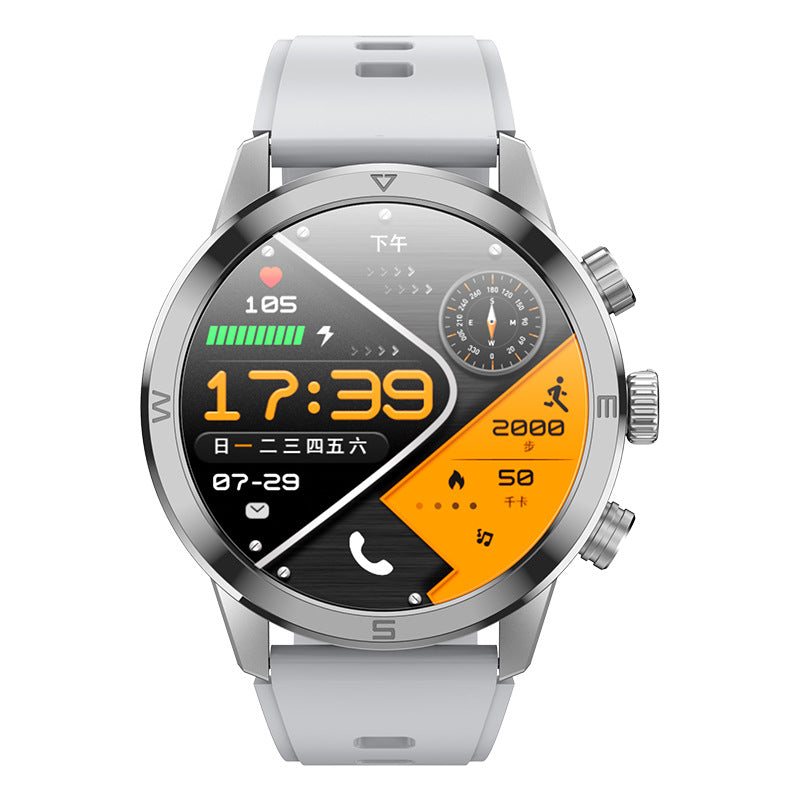 Dual-system wearable waterproof smart watch with digital display and adjustable wristband