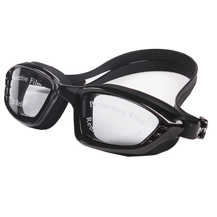 Waterproof swimming glasses by My Store with clear lenses and adjustable strap