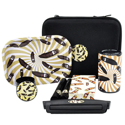 Smoking Set with Tray, Grinder, and Storage Tank