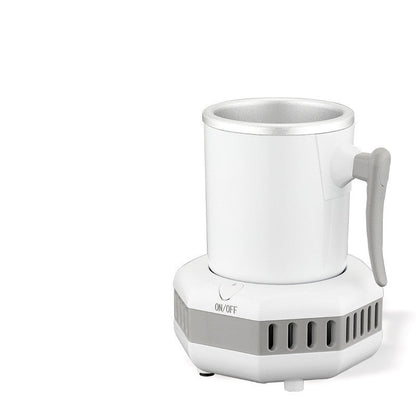 Mini ice cooling cup for office, dormitory, or kitchen use, shown with quick-cooling design