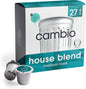 Cambio Roasters Colombian medium roast organic coffee pods, recyclable aluminum, Keurig compatible, 60-count, bold flavor, fresh taste