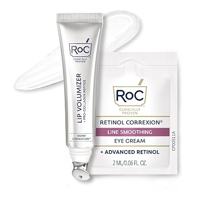 Pasteur Pharmacy Roc Derm Correxion Lip Balm in 0.34oz tube, moisturizing treatment for soft, smooth lips.
