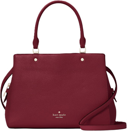 kate spade new york Leila Pebbled Leather Medium Triple Compartment Satchel