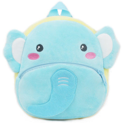 Children's schoolbag plush toy backpack in a soft, colorful design
