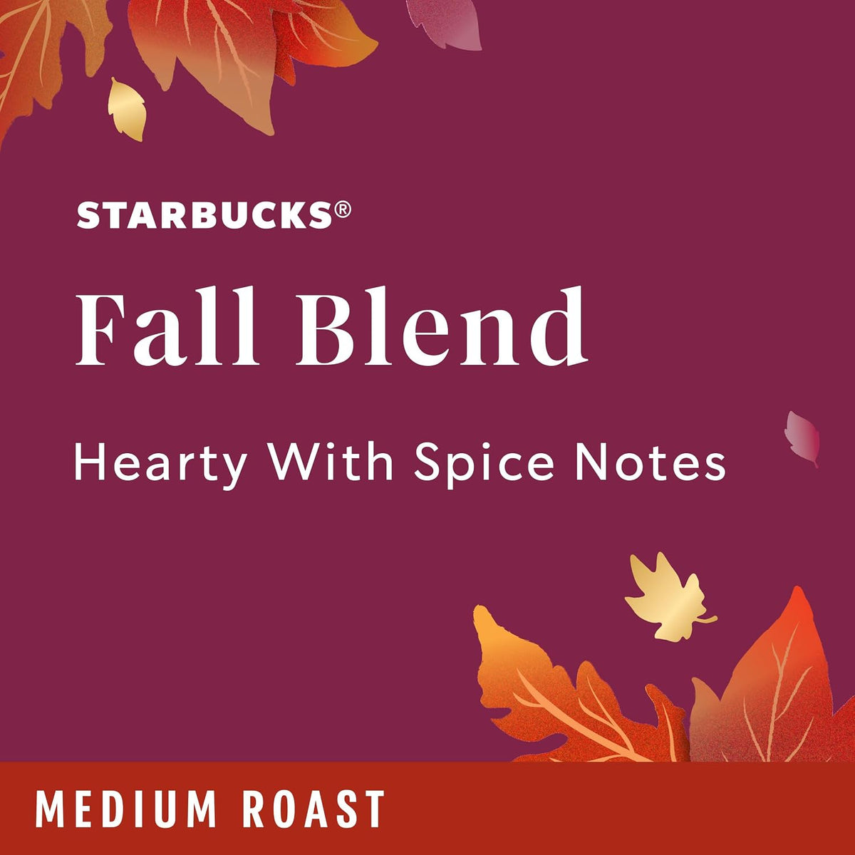 Starbucks K-Cup coffee pods Fall bundle with 3 boxes of medium roast, naturally flavored 100% Arabica for Keurig brewers.