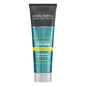 John Frieda Luxurious Volume Full Splendor Shampoo bottle, 8.45 oz, with a sleek design and vibrant label for full, voluminous hair.