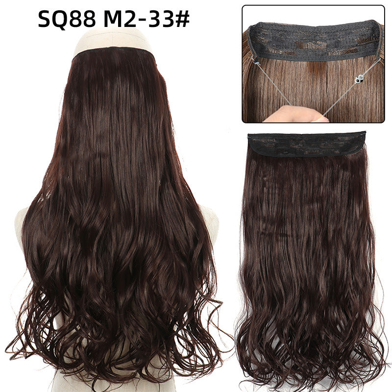 Adjustable Synthetic Hair Curtain Wig for Women
