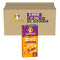 Annie's Homegrown Shells & White Cheddar organic pasta and cheese pack, 4-count, 24 oz packaged mac and cheese with creamy cheese sauce