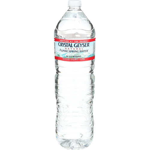 Crystal Geyser Natural Alpine Spring Water 50.72 Fl Oz