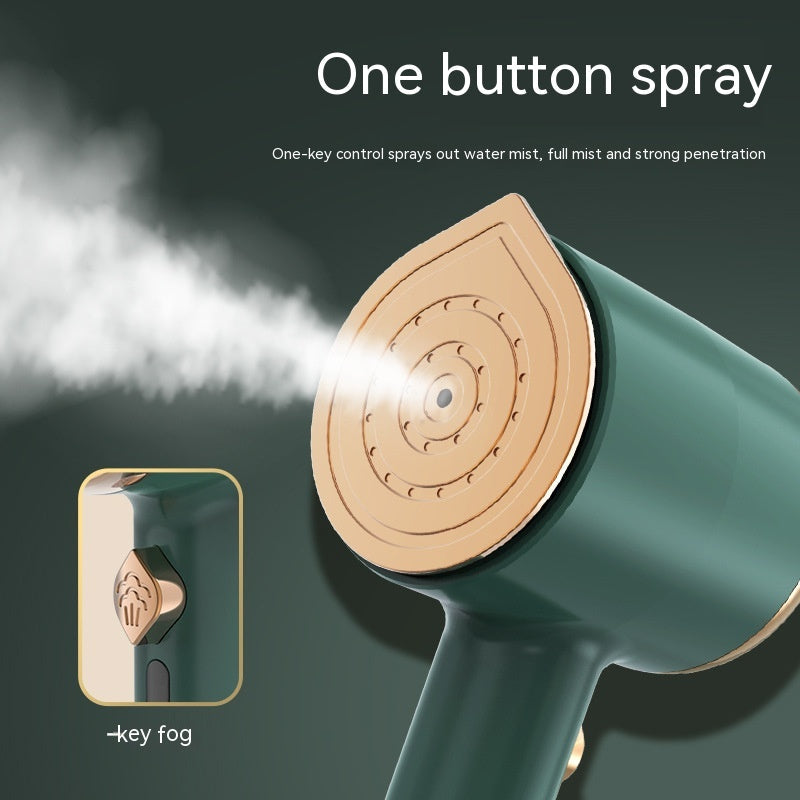 Vivalo mini portable handheld garment steamer with US plug, fabric steam iron for clothes, travel and home use, vertical steaming.