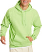 Hanes EcoSmart men's hoodie in midweight fleece, featuring a hood and front pocket, available in big and tall sizes.
